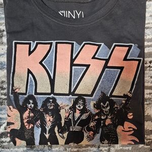 Women's KISS Graphic T-Shirt - Black